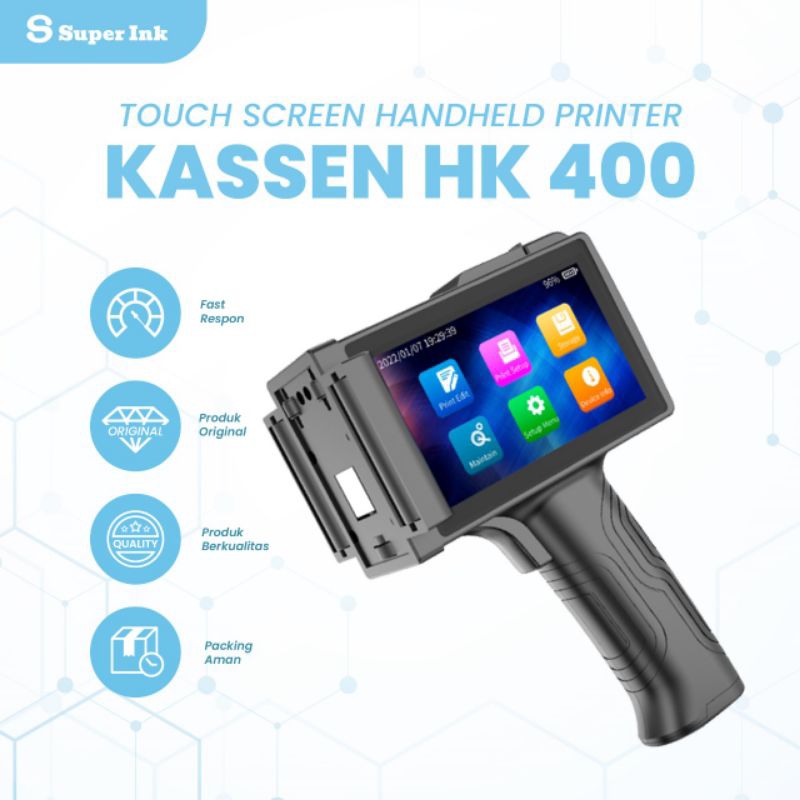 Handheld Printer Portable Kassen HK400 Printer Expired Date