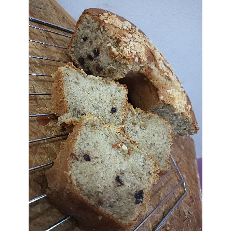 

BOLU JADUL PISANG COKELAT KEJU KACANG-manna cake-