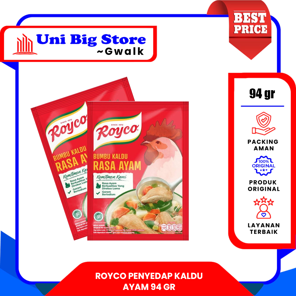 

ROYCO BUMBU PELEZAT KALDU AYAM - 94 gr