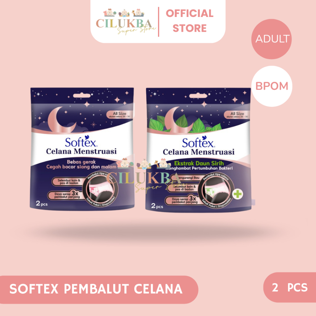 SOFTEX CELANA MENSTRUASI | PEMBALUT | PEMBALUT CELANA | CELANA MENSTRUASI