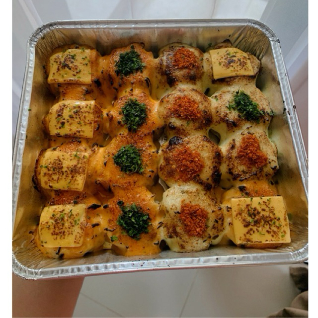 

(Free Chili Oil) Premium Dimsum Full Ayam Mix Varian Menggunakan MAYO JEPANG + TOBIKO isi 16