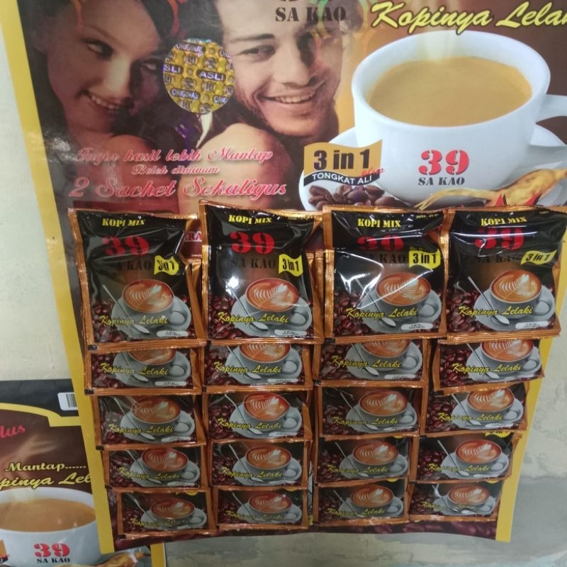 

KEMASAN KOPI $AKAO 39 GINGSENG KORE@