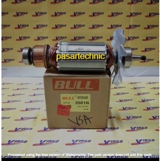 BULL ARMATURE ANGKER 3501N FOR MESIN GERGAJI BELAH MAKITA 3501 N