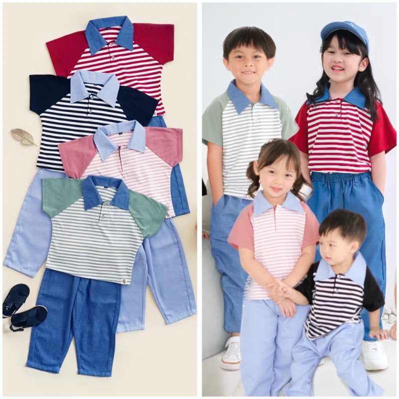 [ZOEY'S] SET SAIL STRIPE