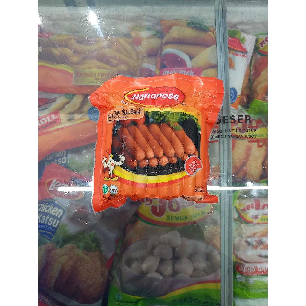 

Frozenfood HANAROSE Sosis Ayam 375gr