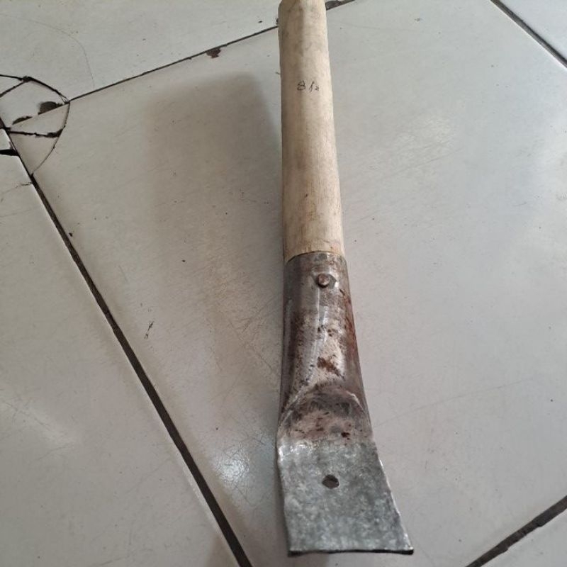 gagang wajan nasi goreng pegangan kayu dan besi 40 cm