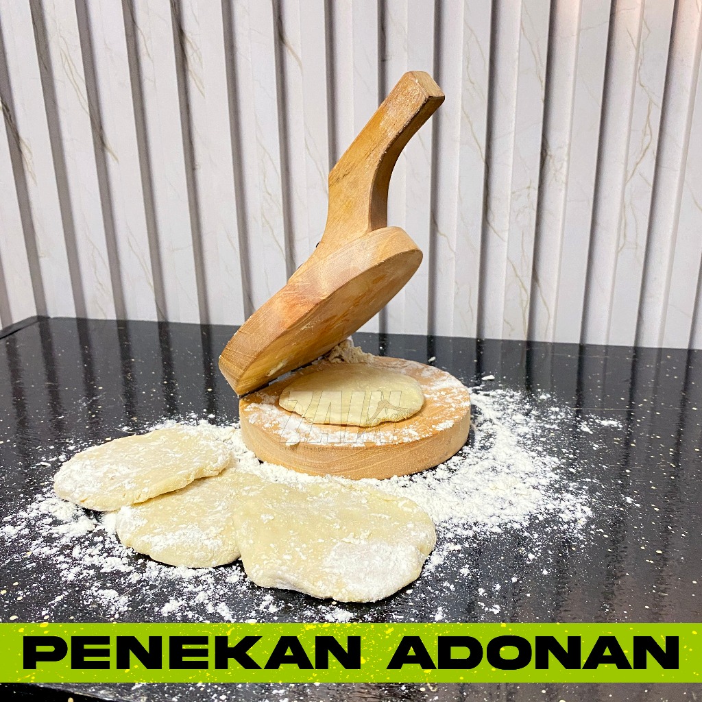 Alat Press Adonan Bahan Kayu