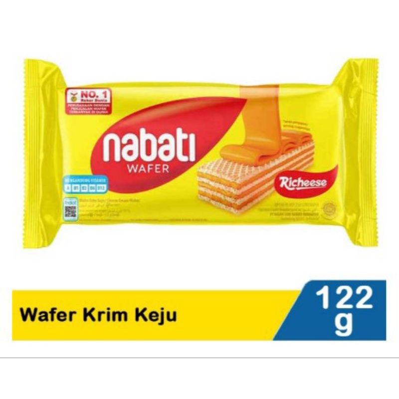

⭐ nabati recheeese wafer krim keju 122g