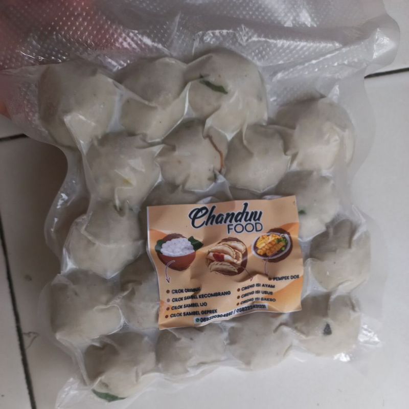 

Cilok chandu original cilok ajah isian gajih isi 20biji