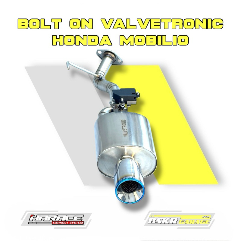 Knalpot Mobilio Valvetronic 4 Suara HARACE EXHAUST