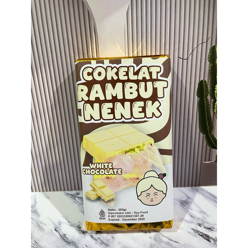 

(White Chocolate) COKELAT RAMBUT NENEK / Arum manis / Angel Hair Coklat Viral Lumer Dimulut Makanan Cemilan Nostalgia Manis Lezat Nikmat Choco Food