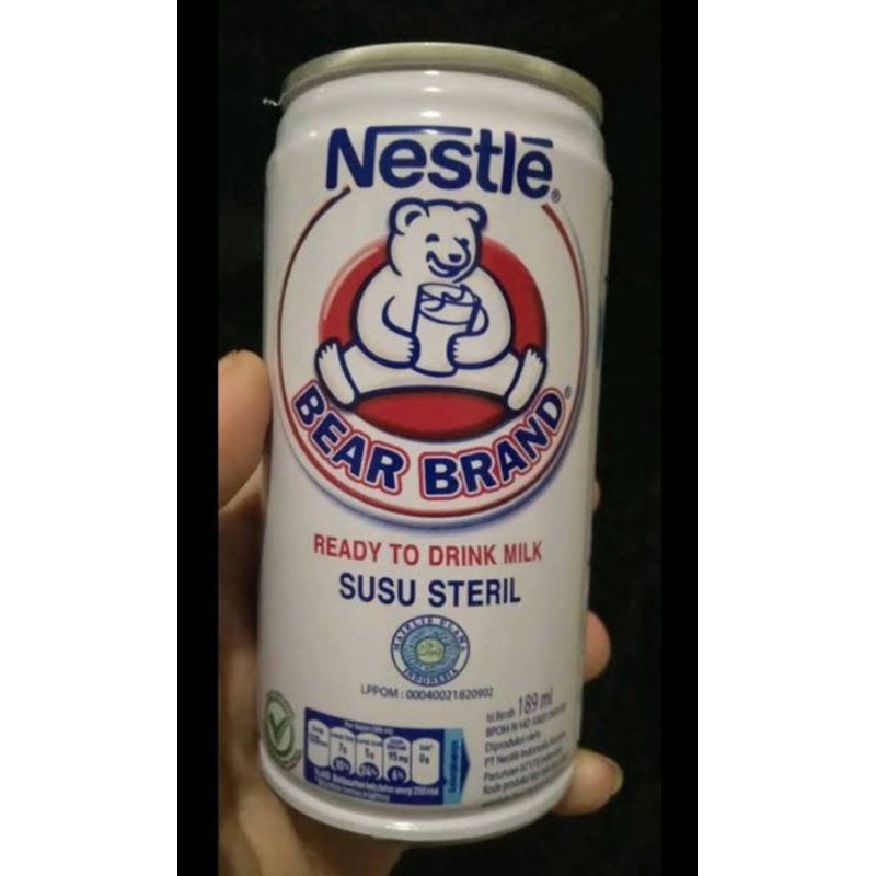 

Susu Bear Brand Nestle 189ml/susu steril