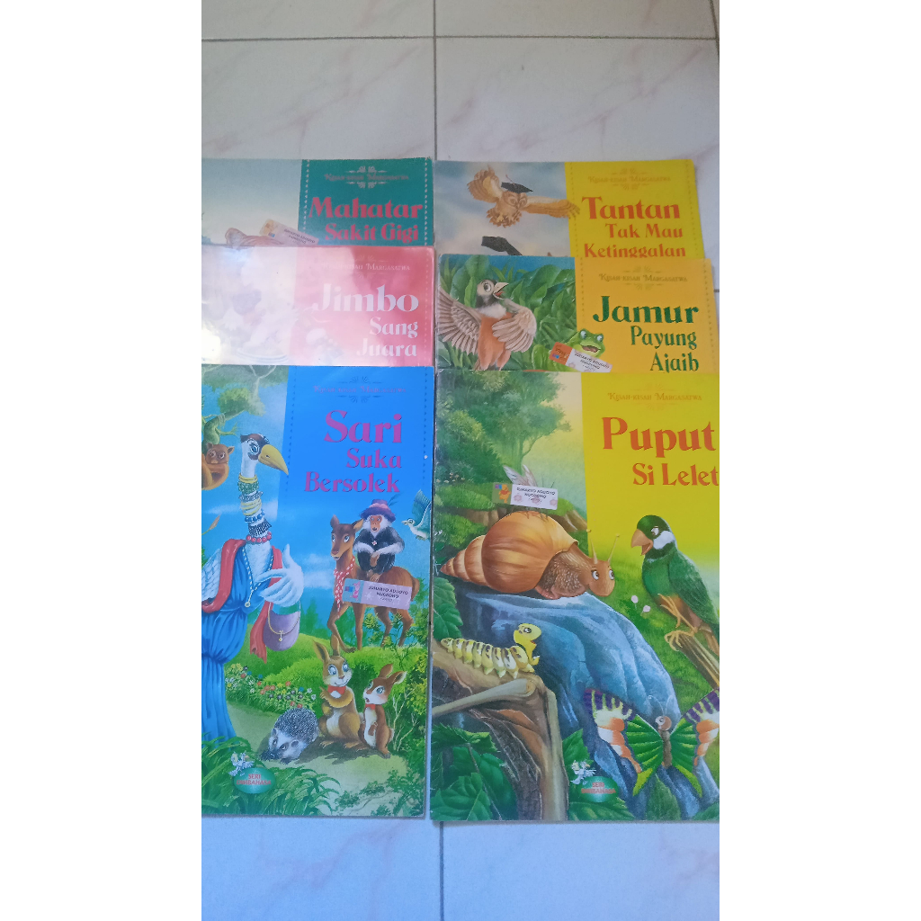 Paket 6 Buku Kisah-Kisah Margasatwa
