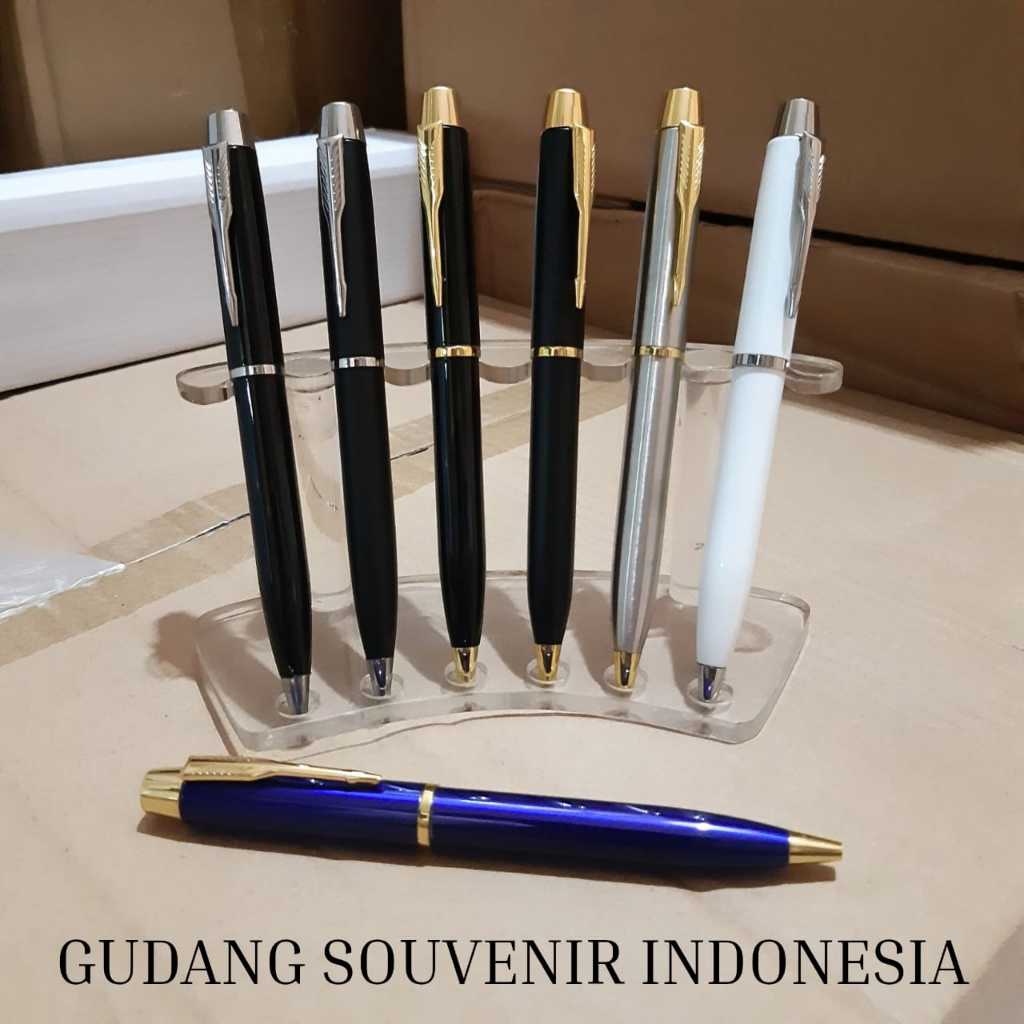 

Bp 222 Metal / Pen metal / Pen Besi / Pulpen Stainless + Custom Logo
