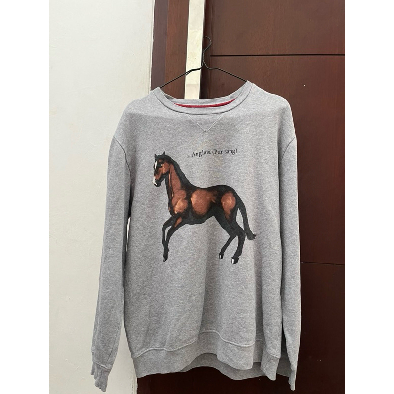Crewneck Branded Pria Original Zara