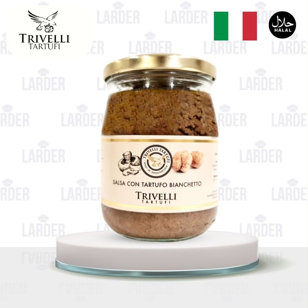 

TRIVELLI TARTUFI Bianchetto Truffle Sauce 500gr Saus Truffle Putih 5%