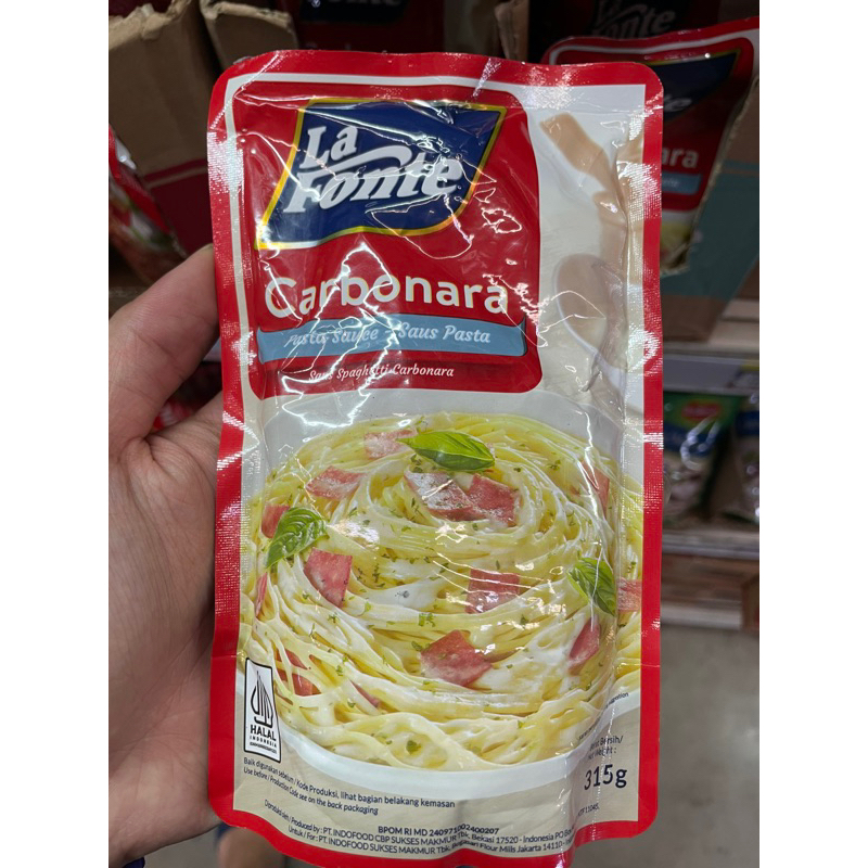 

Lafonte Pasta Sauce Carbonara 315g