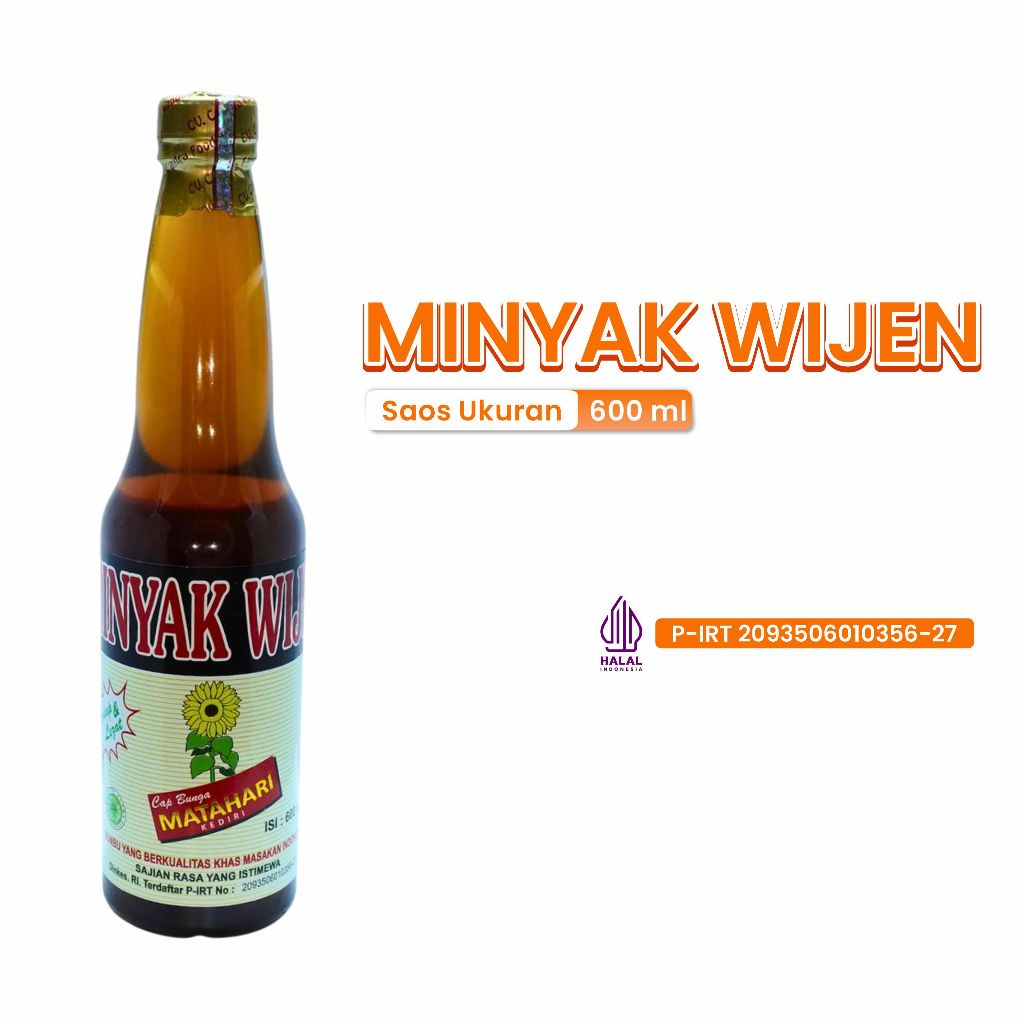

Minyak Wijen , Seasoning Oil , Bahan Makanan , Masakan , CAP BUNGA MATAHARI 600ML