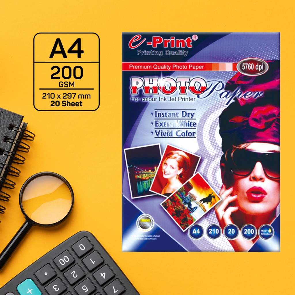 

e-Print Glossy Photo Paper Blue A4