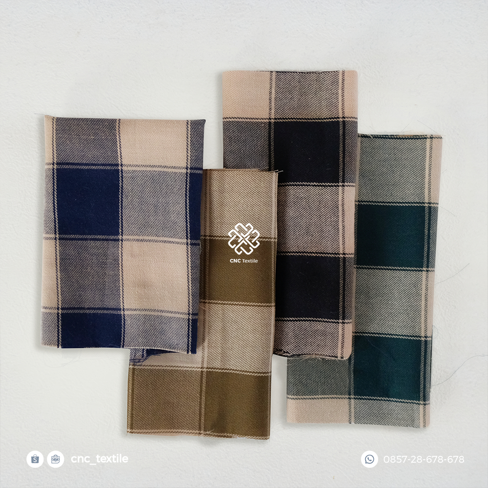 Kain Flanel Kotak 4/ Kain Flanel / Kotak Flanel