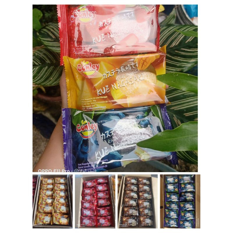 mochi kue nagasaki bolu conley 35gram jepang coklat mangga strawberry murah daifuku Premium Lembut K