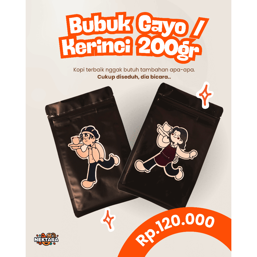 

Kopi Bubuk Kerinci 200 G