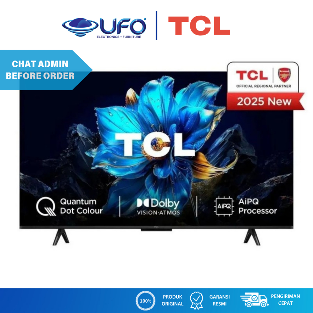 TCL 65 INCH QLED SMART GOOGLE TV 4K UHD DIRECT LED 65P7K