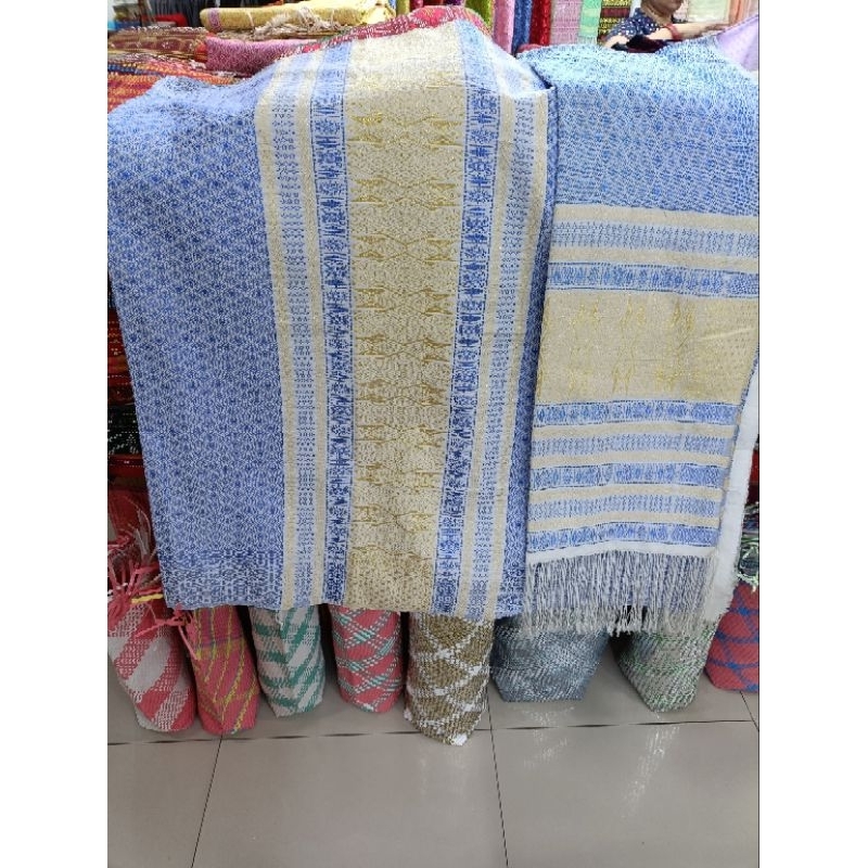 Tumtuman Tampa Sambung Extra Benang Prada +Biru Warda