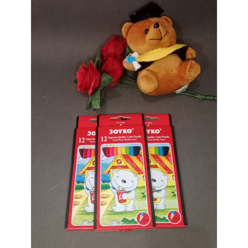 

Pensil warna joyko panjang 12 warna (1pak)