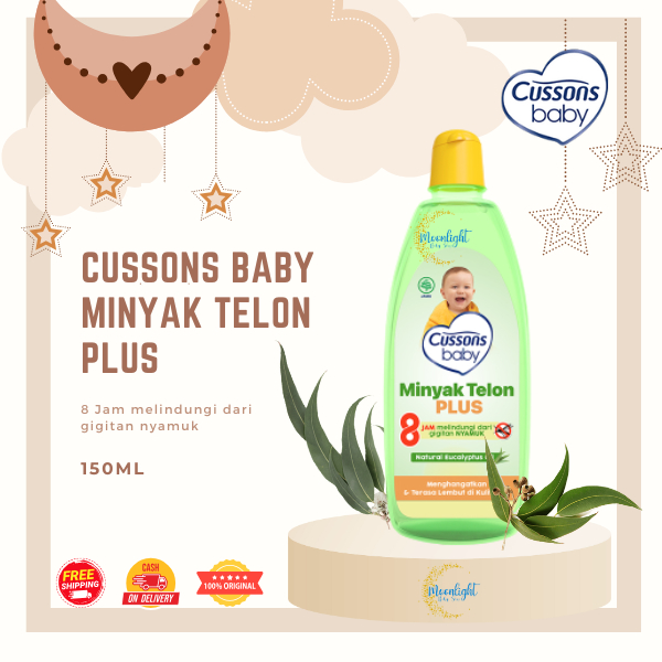 Cussons Baby Telon Oil Plus - Minyak Telon Bayi 150ml