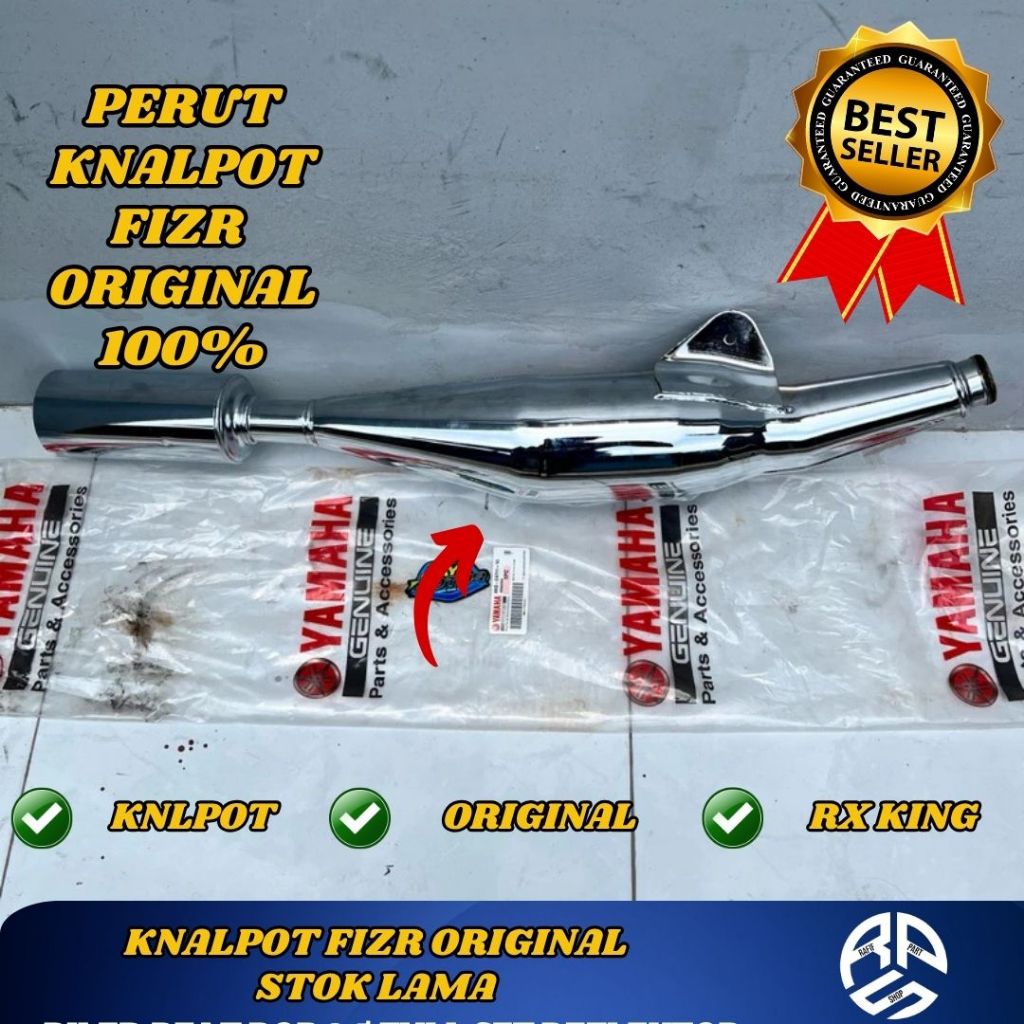 KNALPOT / MUFFLER  F1ZR CHROME - ORIGINAL YAMAHA