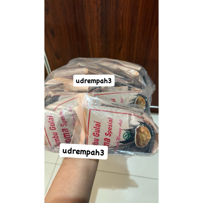 

bumbu masak padang AROMA GULAI 1pak isi 20