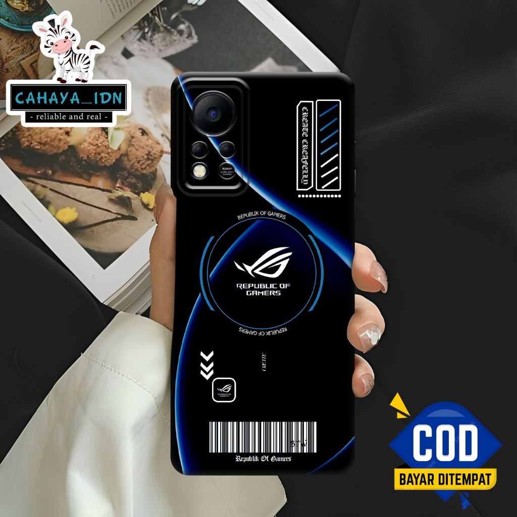 Casing ROG For Infinix Hot 11S NFC Softcase Ready Untuk Semua Type Hp case kesing murah terbaru