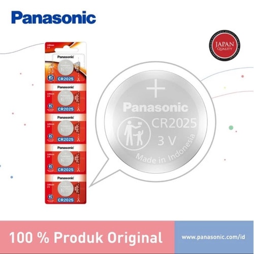 JO ✅ ( 2025 Panasonic ) Baterai Panasonic cr2025 2025 CR2025 Baterai Jam Tangan Digital Remot Motor 