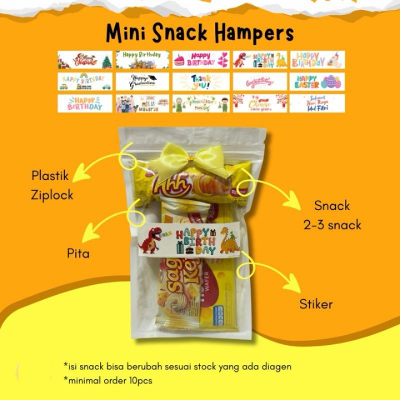 

Gift Snack Mini Warna Kuning Hampers Ekonomis