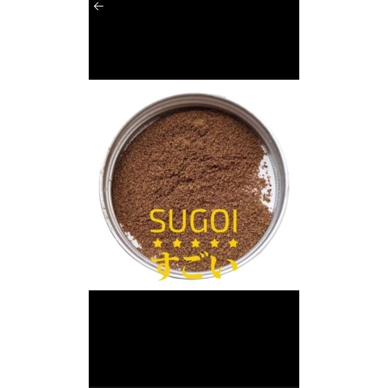 pelet bubuk burayak dan ikan kecil untuk ika laut dan tawar SUGOI 1kg (1.000g)