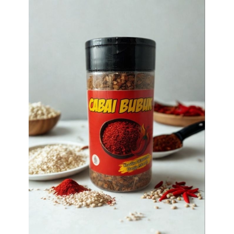 

Cabe Kasar Bumbu Bubuk Extra Pedas Kemasan Botol 100ML