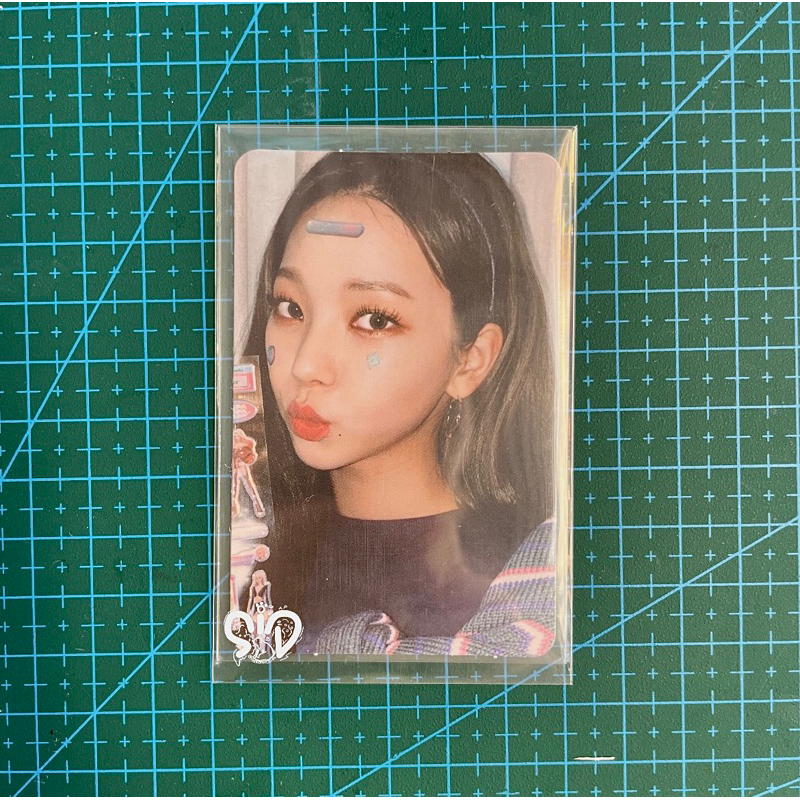 karina aespa next level epoxy sticker photocard set