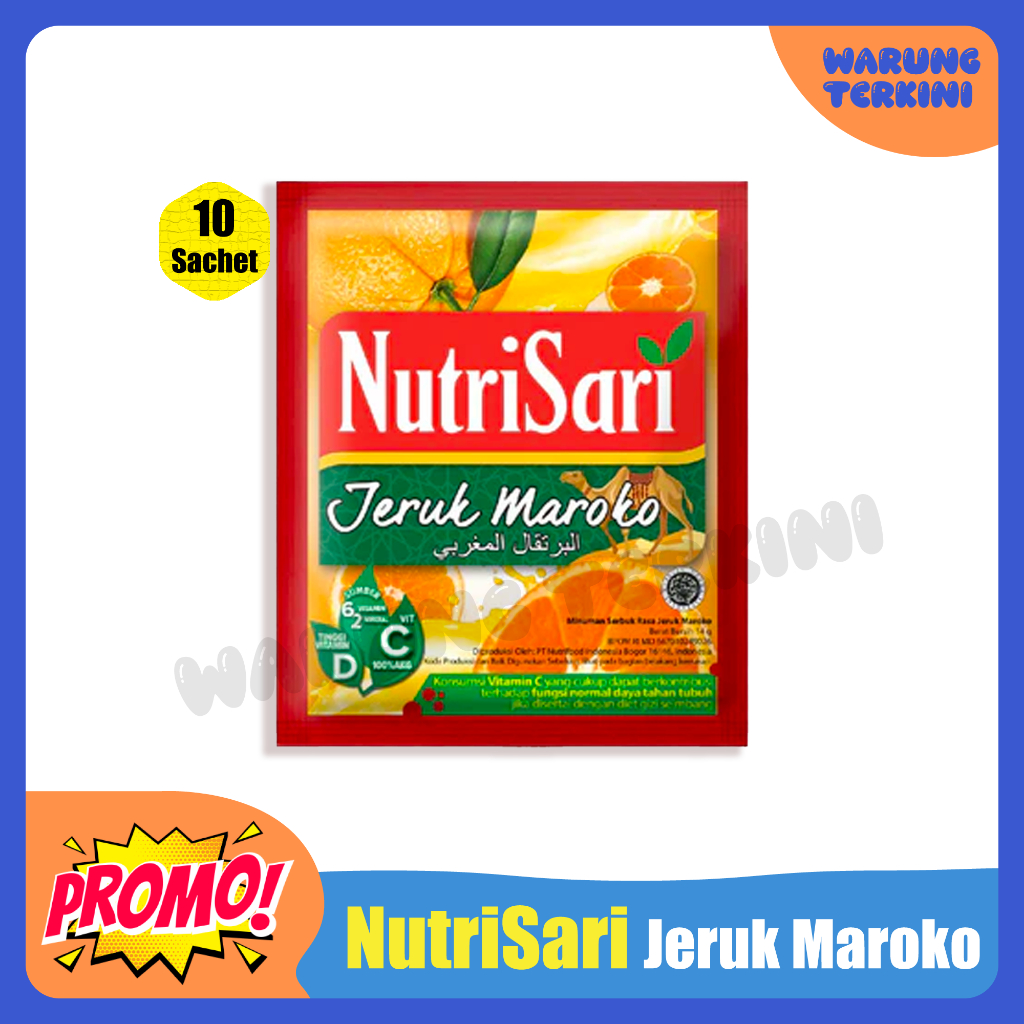 

Nutrisari Jeruk Maroko 1 Renceng || Minuman Menyegarkan