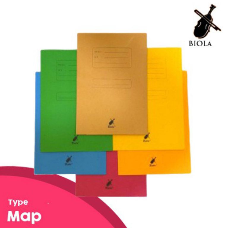 

KODE C16E Stopmap Biola 52Map biola 52 1pak5pcs