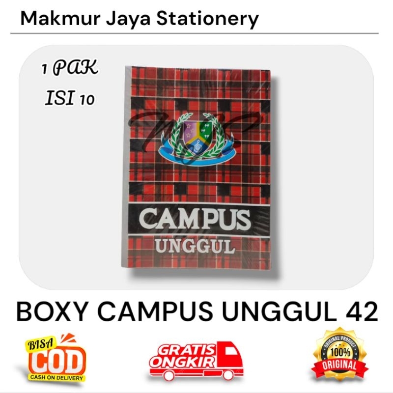 

Buku boxy campus unggul 42 (1 pack isi 10 buku)