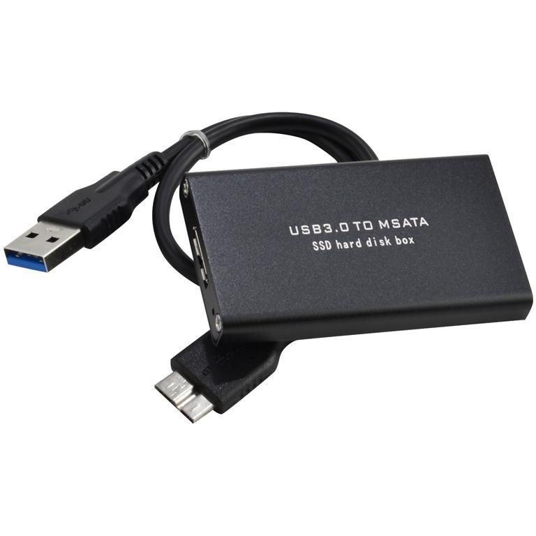 mSATA to USB 3.0 SSD Enclosure Case SSD mSATA ADAPTER CONVERTER HDD PC CASING