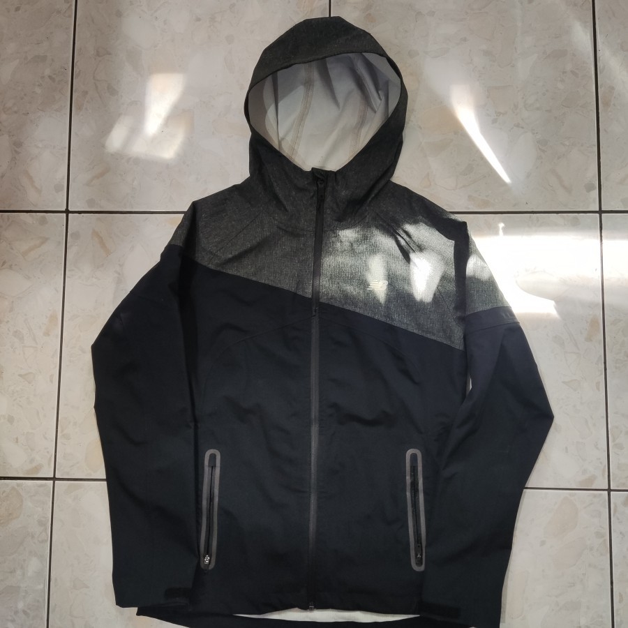 Jaket outdoor, blocktech, abu-abu, grey, size s, NB