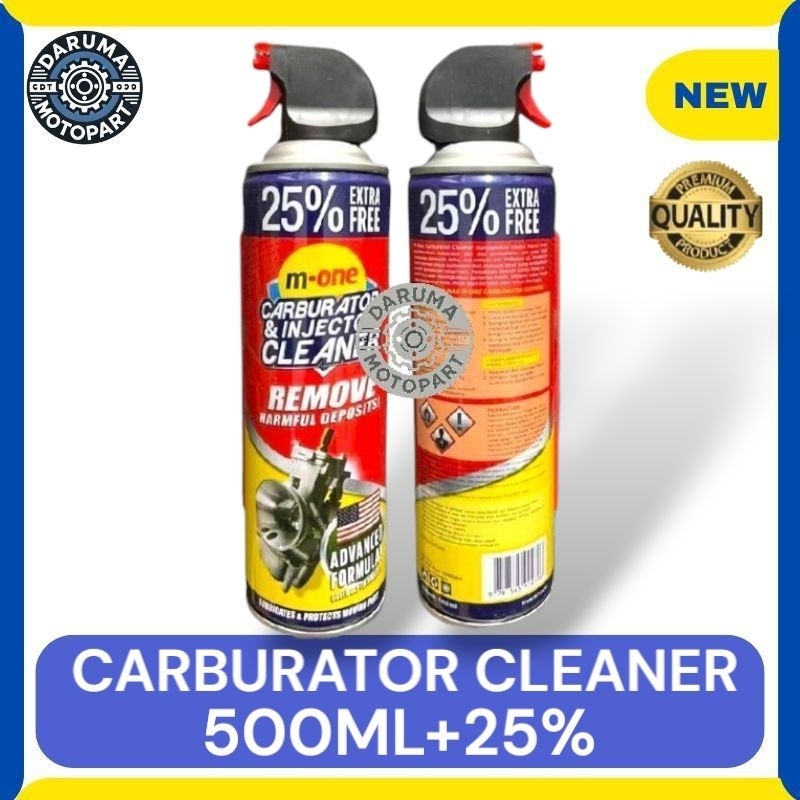 Karburator Injeksi Cleaner / Carburator Cleaner / Karbu Cleaner Mobil Motor M-one ISI 500 ML