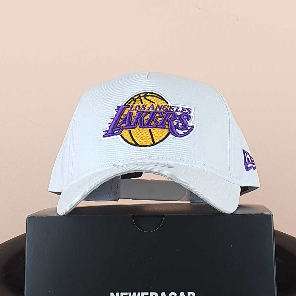 lakers putih logo ungu Topi Pria Baseball Snapback Polos Wanita Unisex Premium