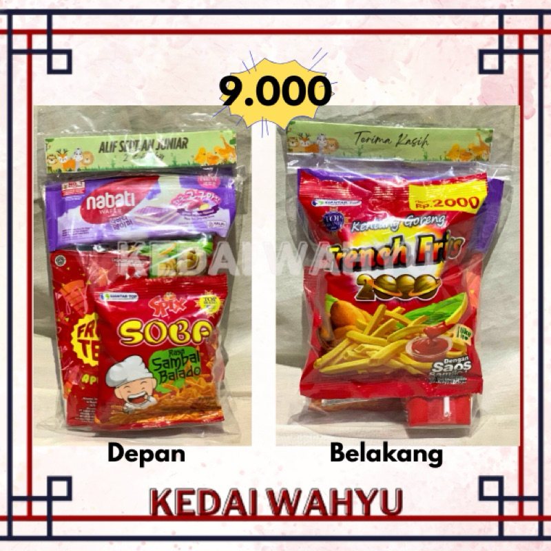 

Hampes bingkisan ulang tahun / tahlil / hajatan dll