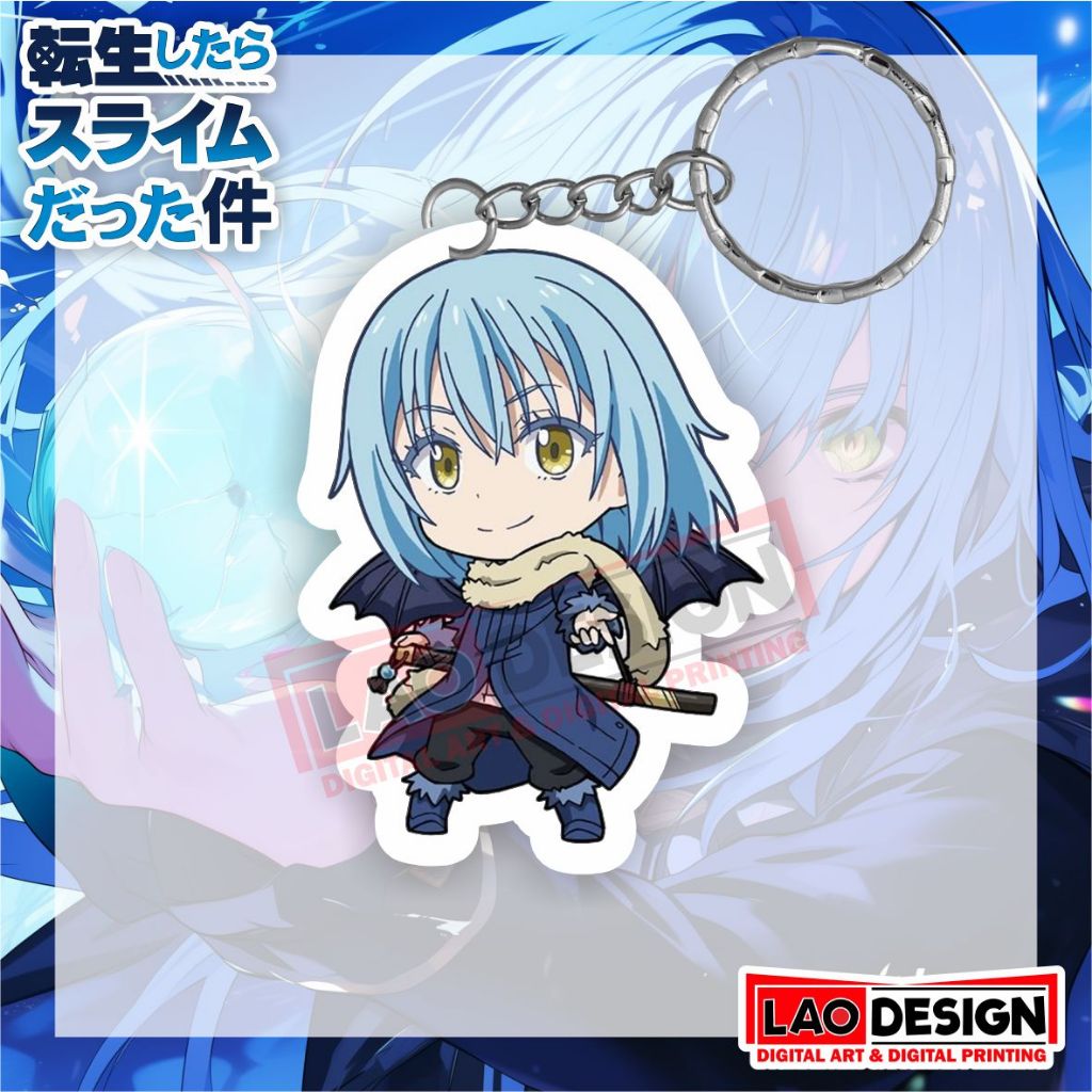 Gantungan Kunci Rimuru Tempest Tensei Shitara Slime Datta Ken - Gantungan Kunci Anime Tensei Shitara