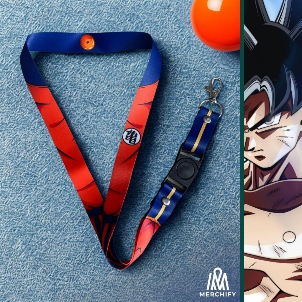 

Lanyard SON GOKU Dragon Ball Anime Merchandise Tali ID Card (unofficial)