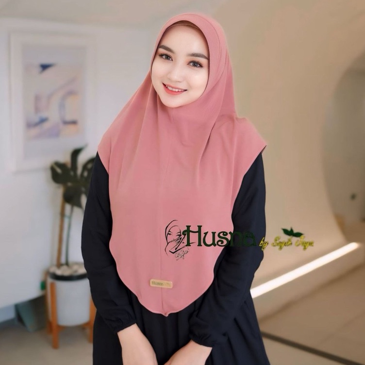 KODE N32C Husna Hijab Instan Marwah Oval Premium Ori HUSNA by Sugih Jaya