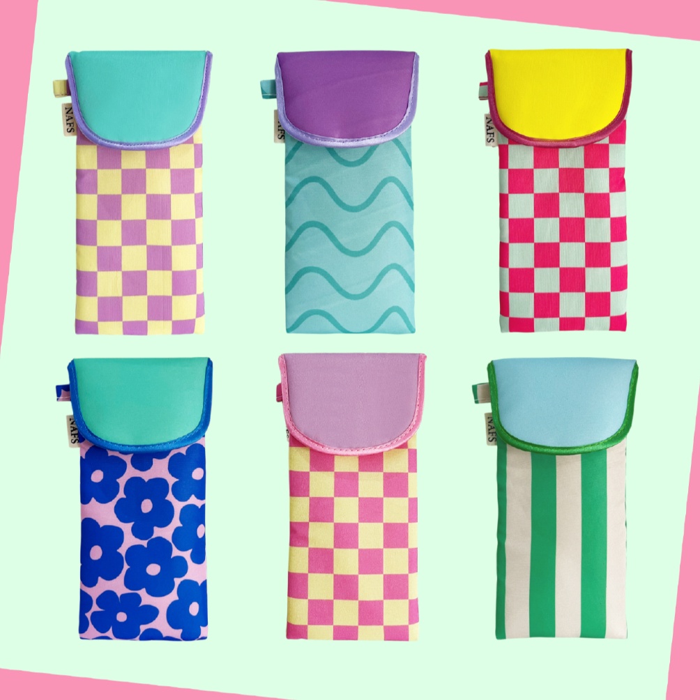 KODE L66B NAFS  Pouch kacamata  sarung kacamata  tempat kacamata waterproof